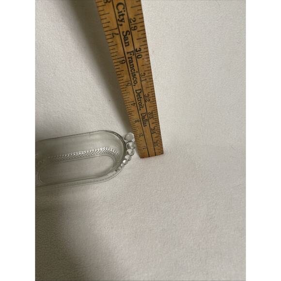 Duncan & Miller Teardrop Elegant Glass Relish Pickle Dish Snack Tray Oval. BB - Picture 5 of 6